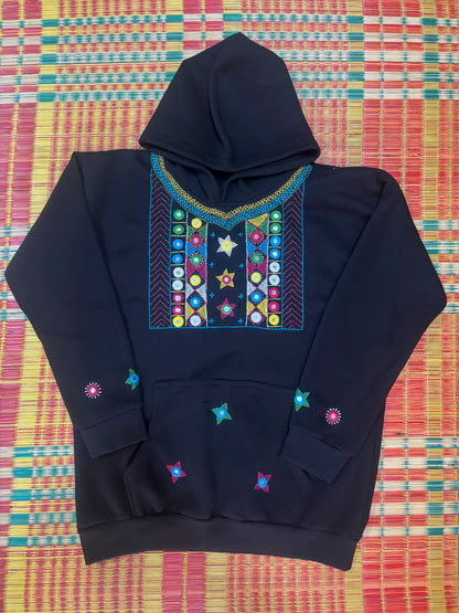 Lambani Hand-Embroidered Women’s Cotton Hoodie