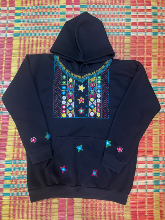 Lambani Hand-Embroidered Women’s Cotton Hoodie