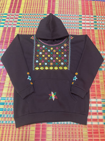 Lambani hand embroidery hoodie