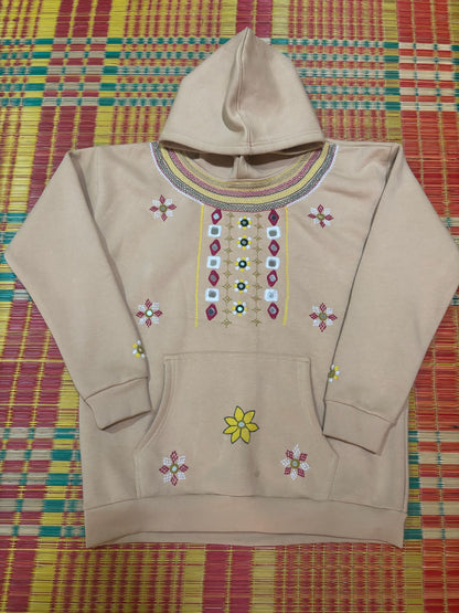 Lambani Hand-Embroidered Women’s Cotton Hoodie