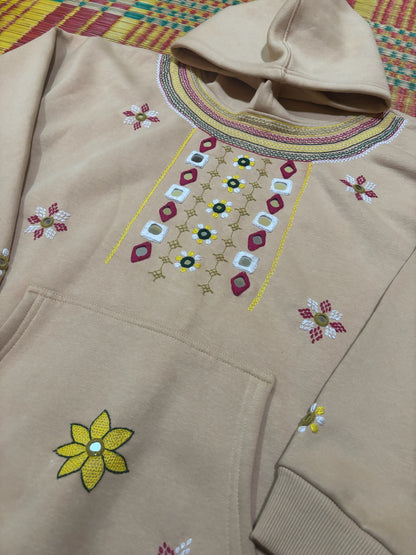 Lambani Hand-Embroidered Women’s Cotton Hoodie