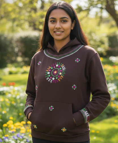 Hand Embroidery hoodie