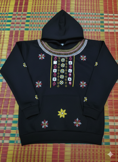 Lambani Hand-Embroidered Women’s Cotton Hoodie