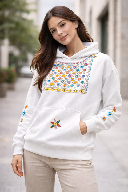 Lambani hand embroidery hoodie
